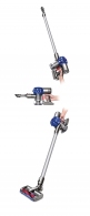 Aspirator vertical Dyson V6 Slim Origin, 350 W, 87 dB, Gri thumbnav 2